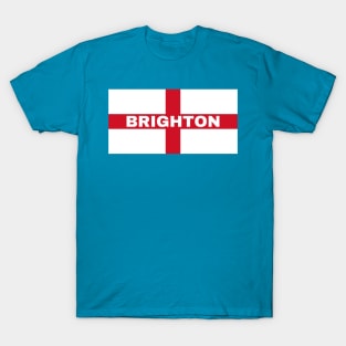 Brighton City in English Flag T-Shirt